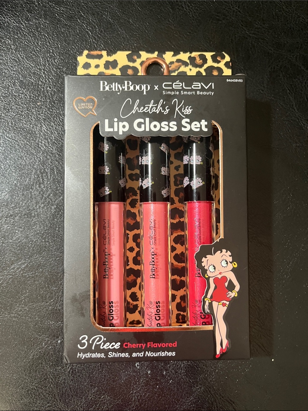 Celavi x Betty Boop "Cheetah's Kiss" 3-piece NWT